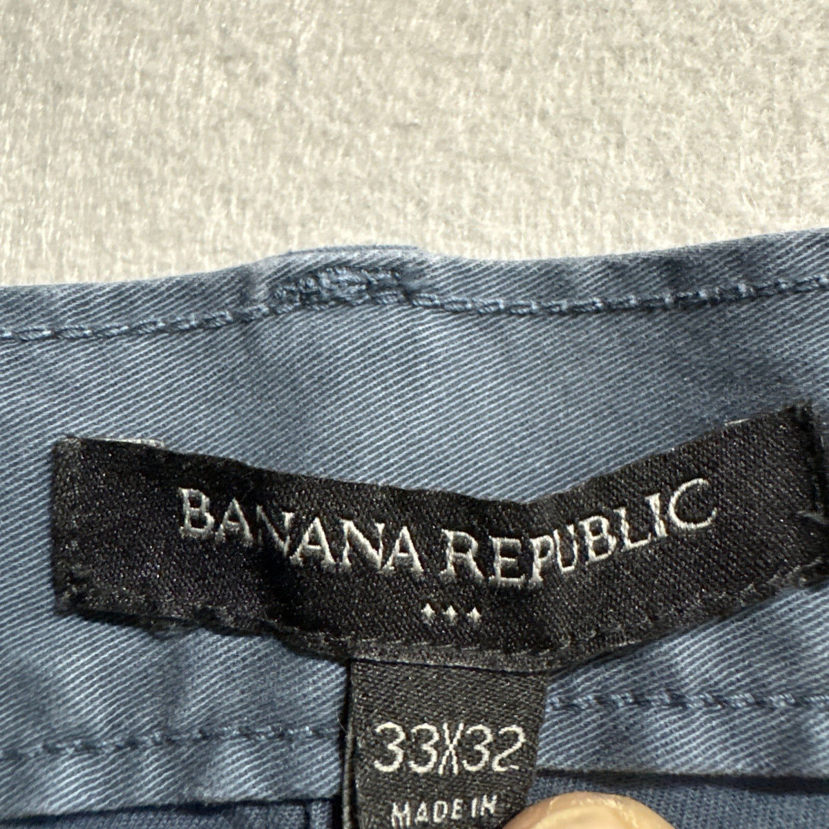 Banana Republic Pants Mens 33x32 Gray Cargo Utility Stretch Straight Leg Chino
