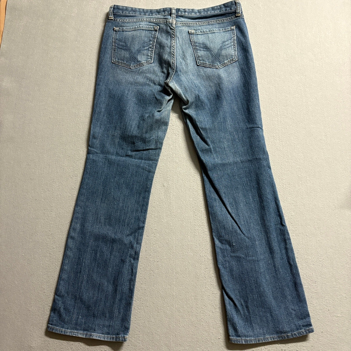 Gap Premium Bootcut Jeans Women Size 12 Regular Blue Denim Stretch Low Mid Rise