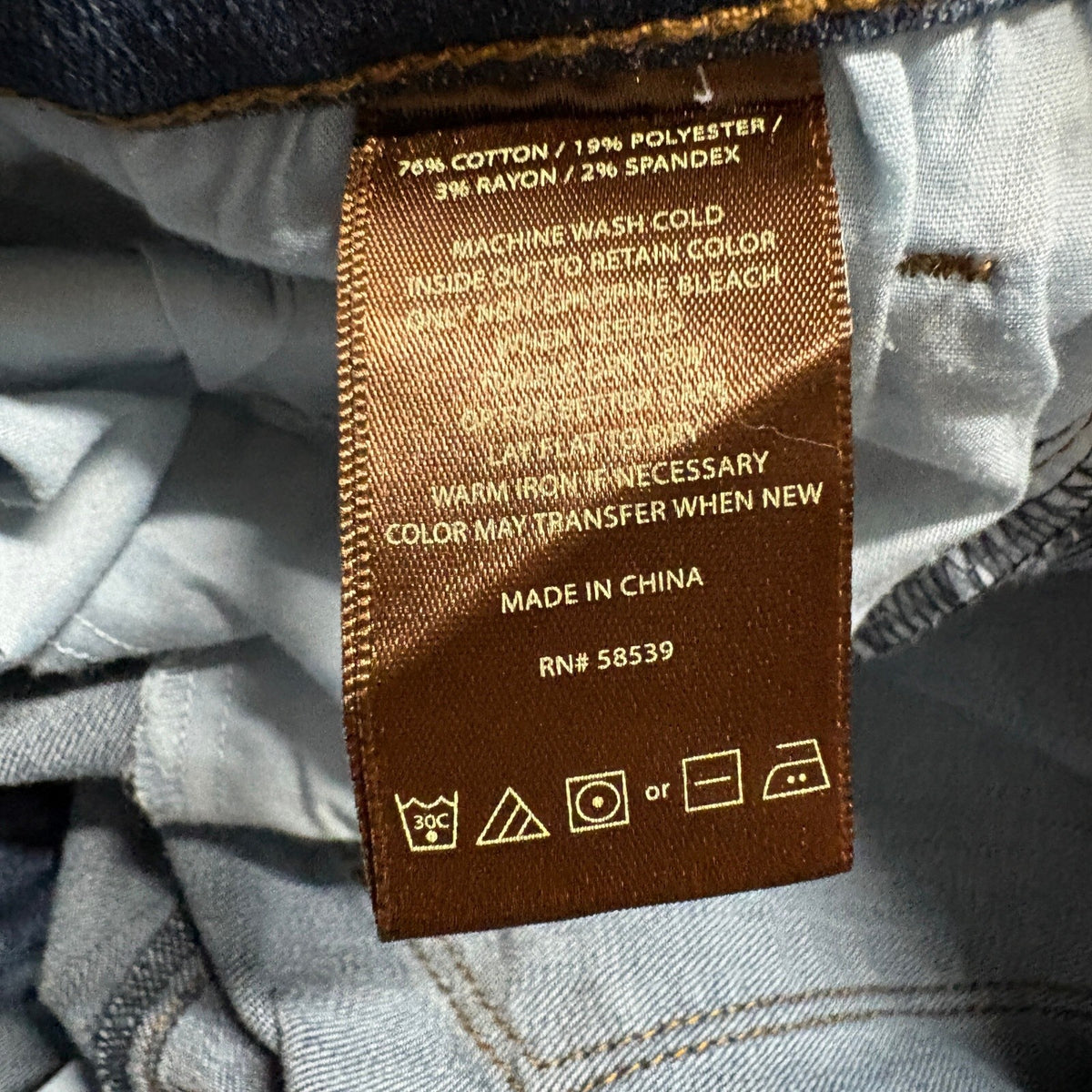 Kut From The Kloth Straight Leg Jeans Womens Size 14 Blue Denim Stretch Pants