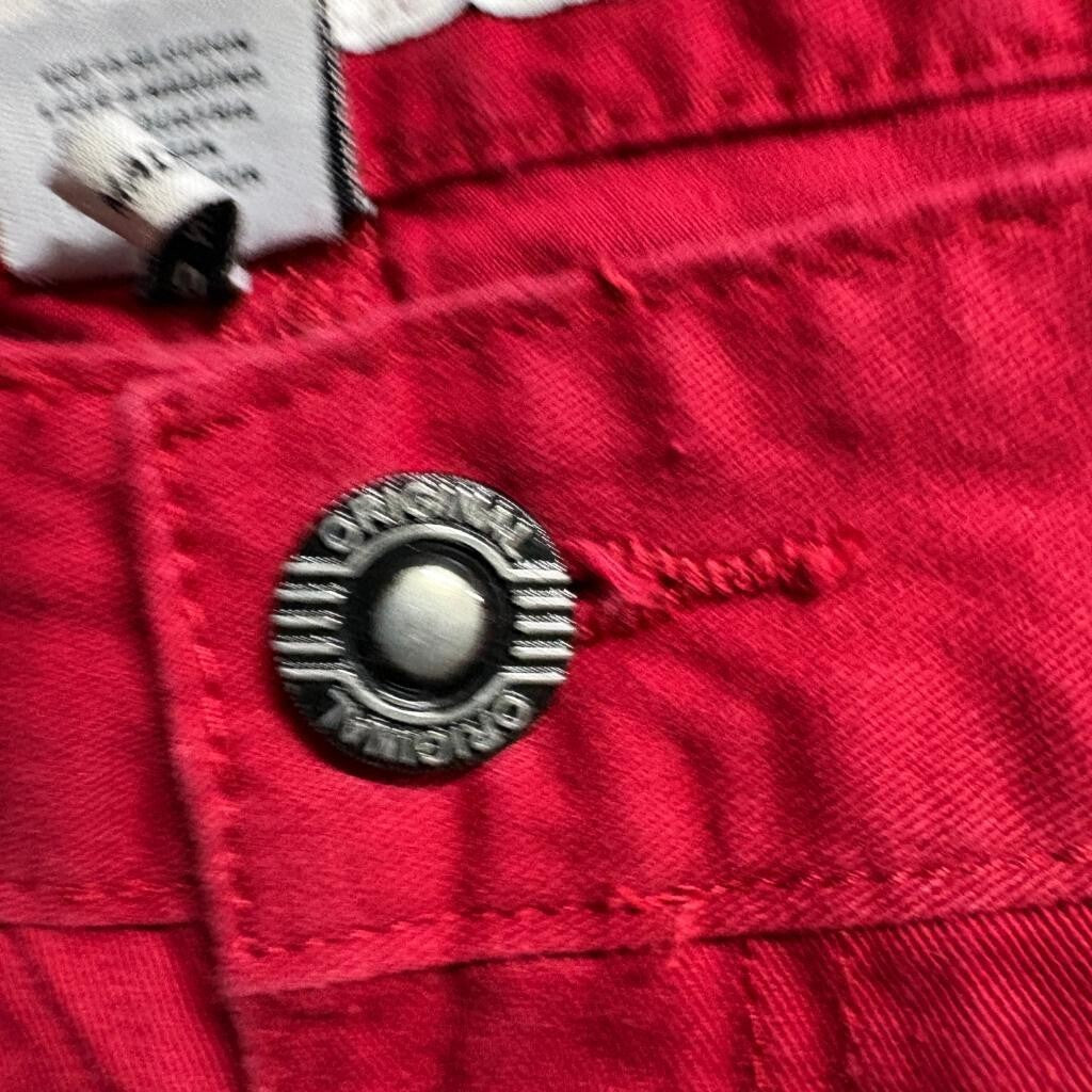 Ace of Diamond USA Red Jeans Womens Size 40x32 Straight Leg Cotton Denim