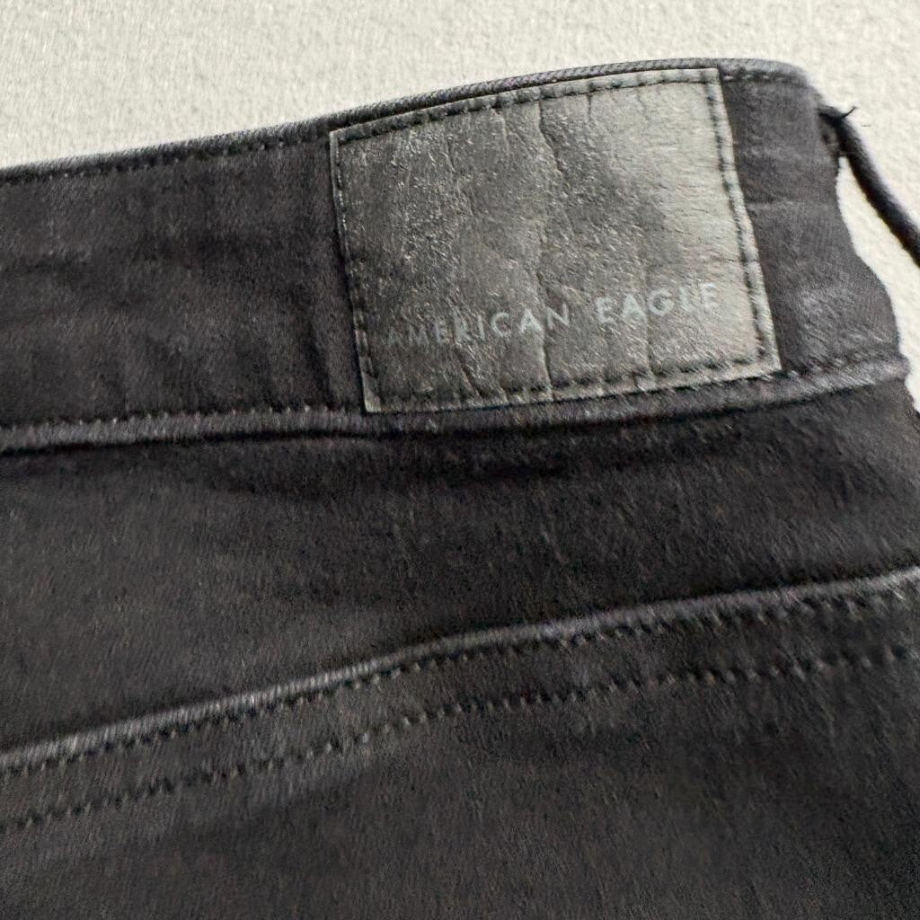 American Eagle Dream Stretch Skinny Jeans Womens Size 8 Black High Rise Denim