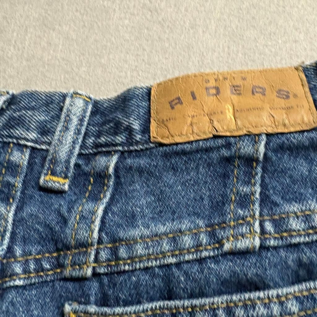 Vintage Riders by Lee Jeans Womens 10L High Rise Tapered Mom Blue Denim USA Made