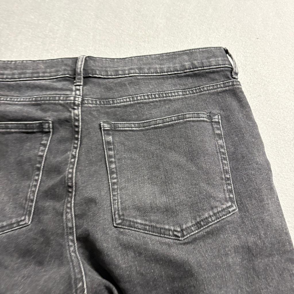 Everlane Jeans Mens 32 Ankle Black Denim Mid Rise Stretch Slim Straight