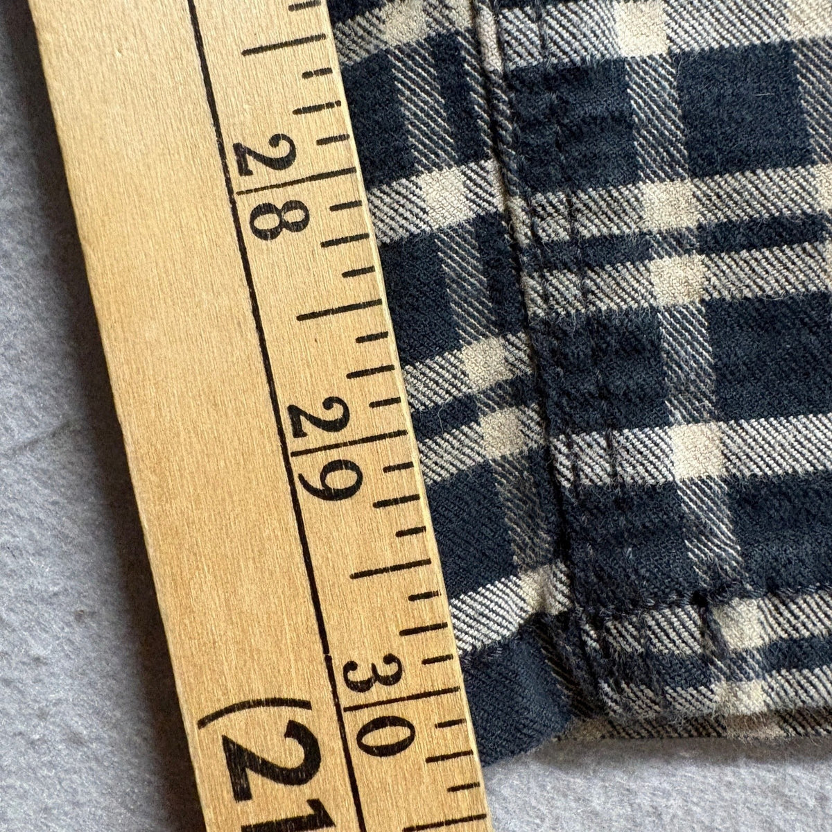 American Eagle Plaid Pants Womens Size 10 X-Long High Waist Stretch Mom Jean