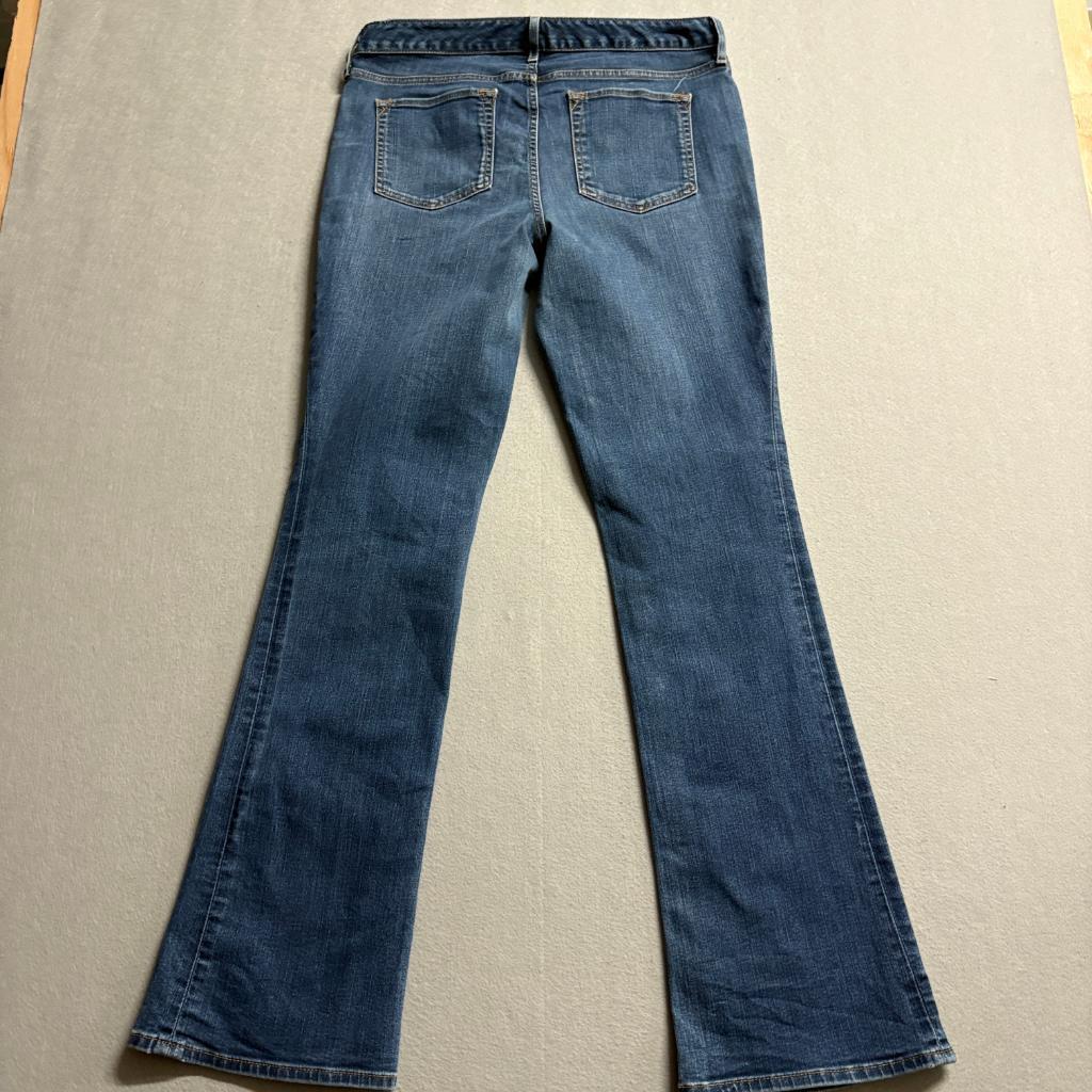 Eddie Bauer Slightly Curvy Bootcut Jeans Womens Size 10 Blue Denim Stretch