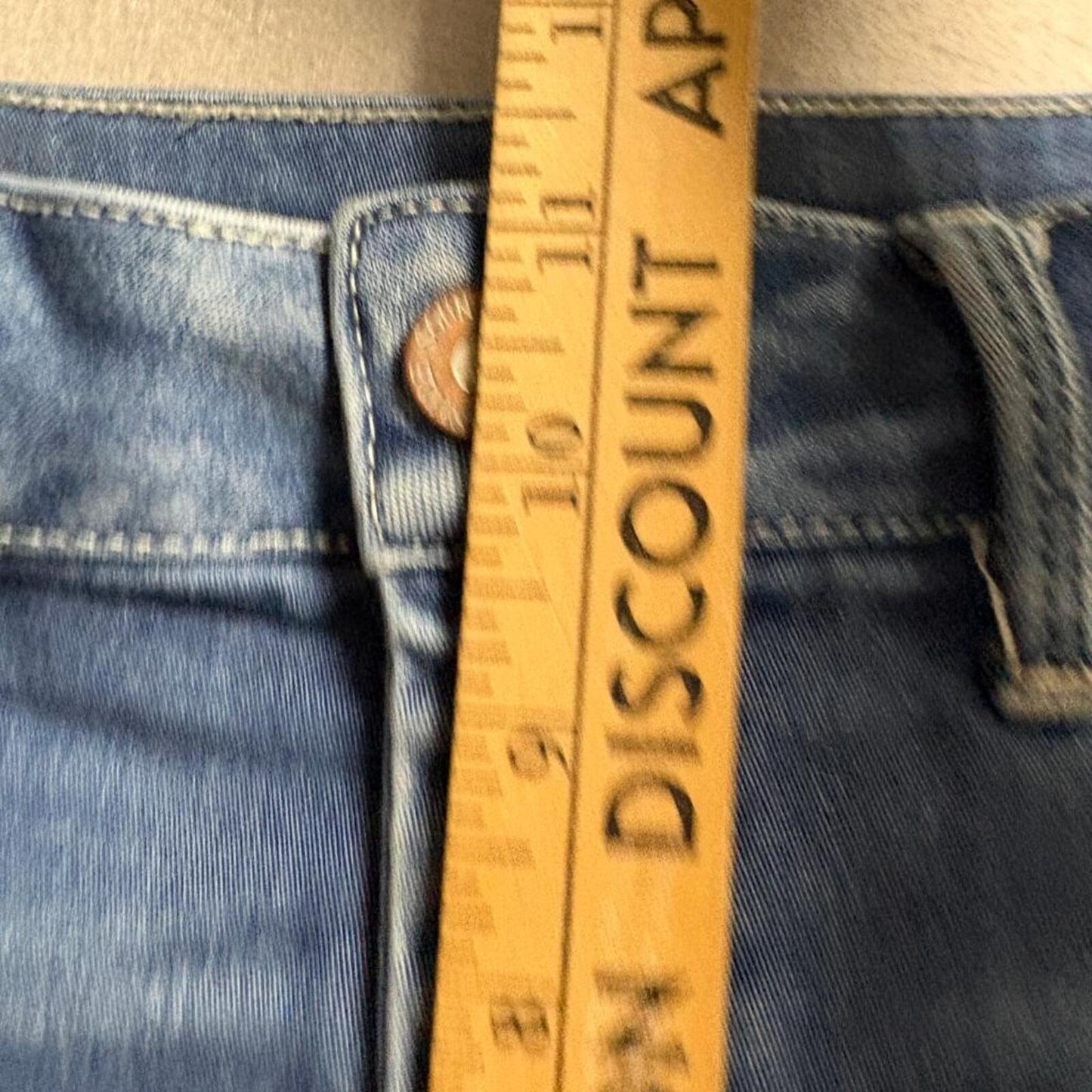 Sound Style Jeans Womens Size 10 Medium Wash Blue Denim Stretch Skinny Pants