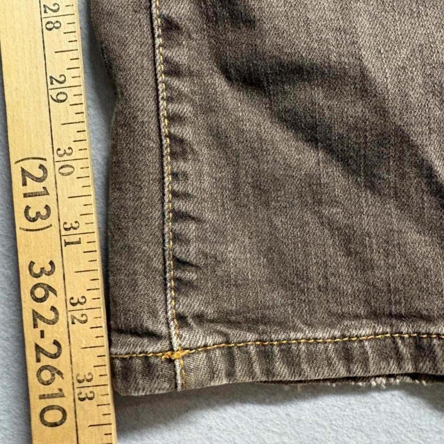 Cambio Norah Straight Leg Pants Womens Size 4 Brown Cotton Blend Stretch