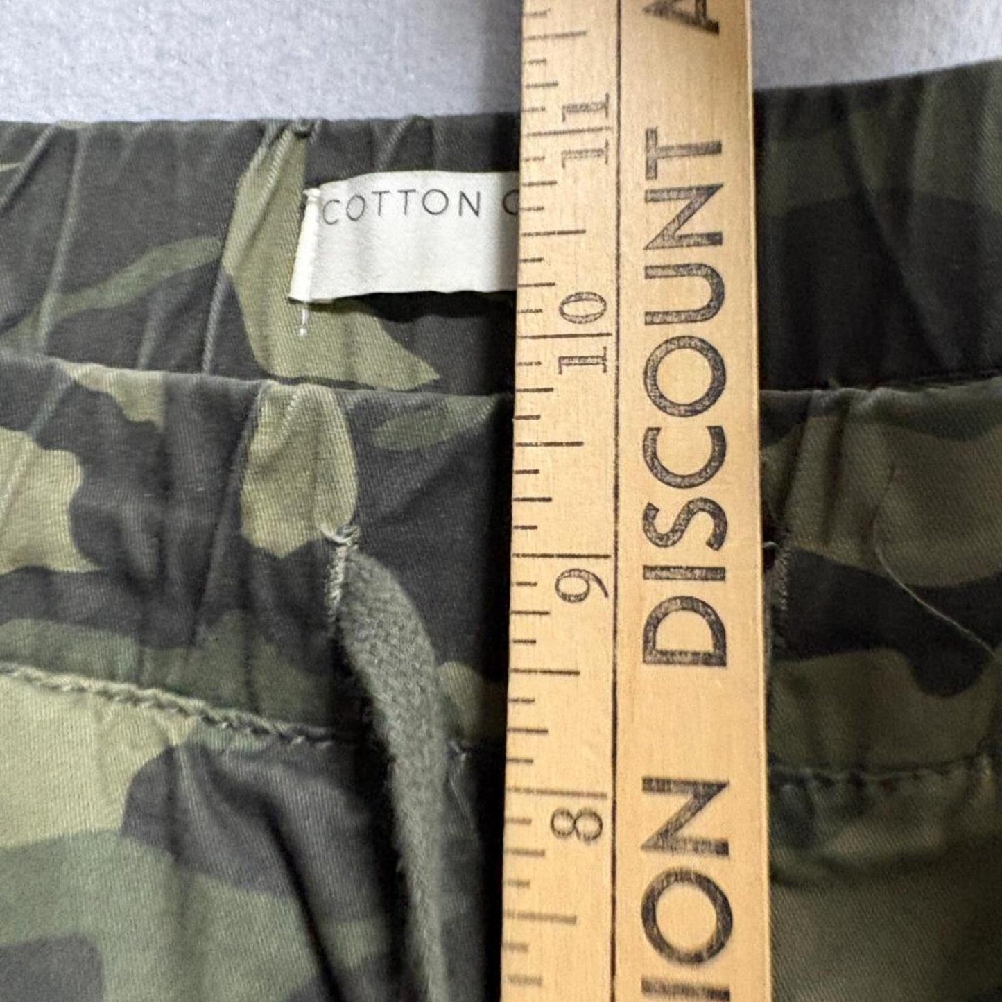 Cotton On Camo Jogger Pants Womens Size US 8 Green Camouflage Side Stripe