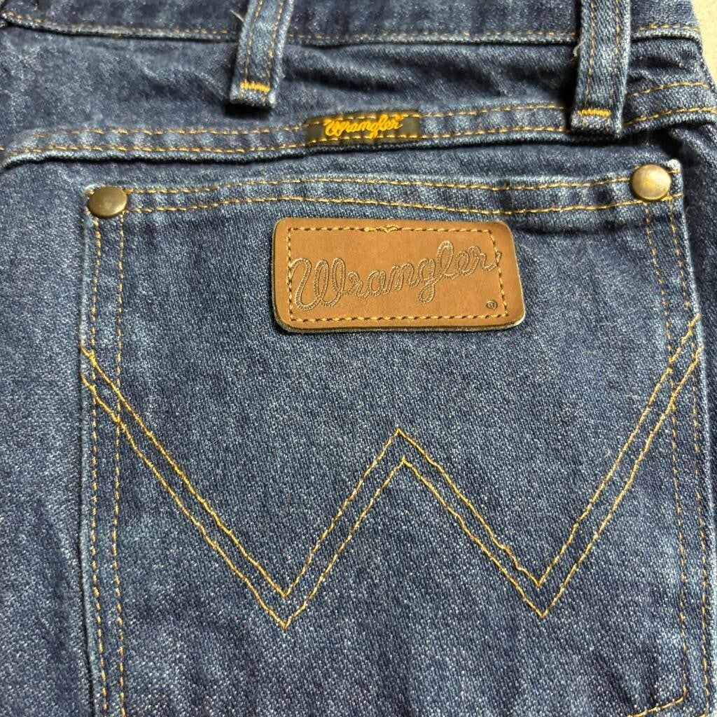 Wrangler 47MWZ Premium Performance Cowboy Cut Jeans Mens 34x34 Regular Fit Blue