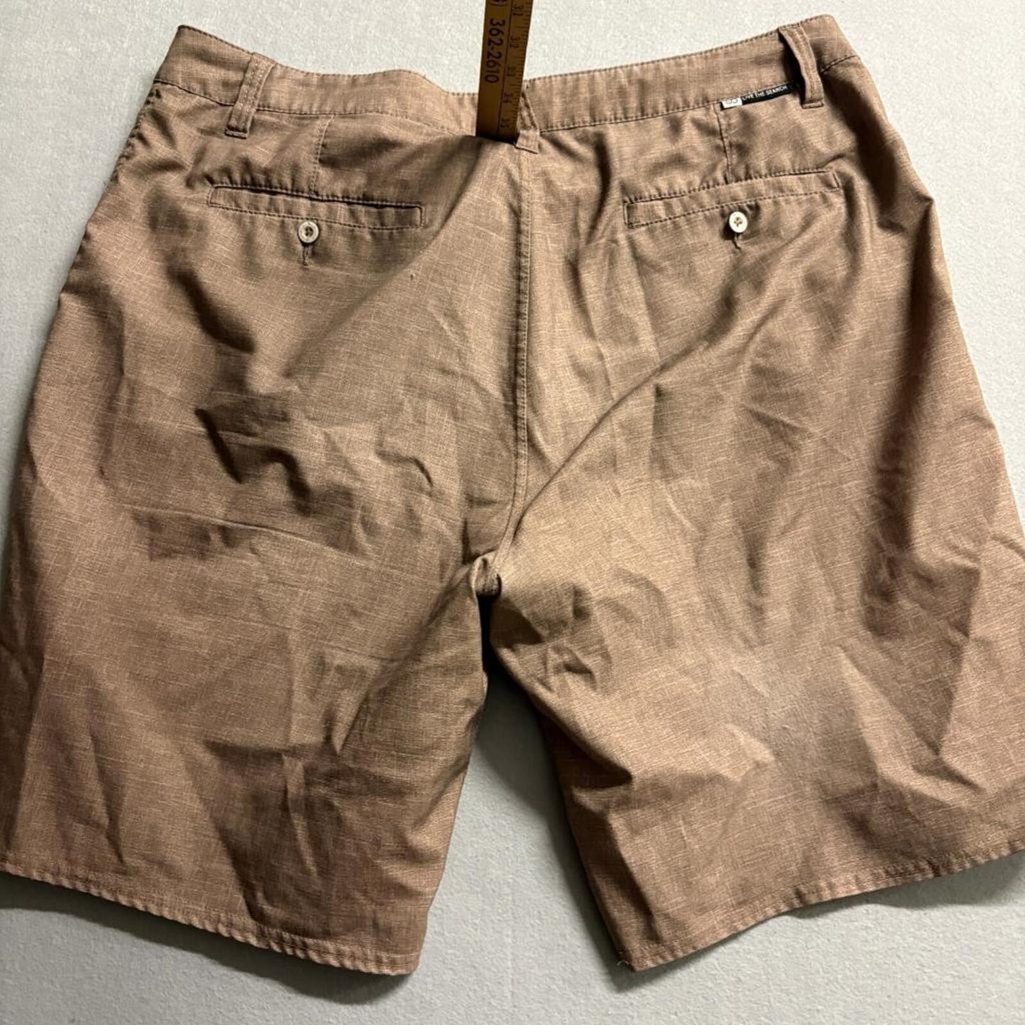 Rip Curl Boardwalk Hybrid Shorts Mens 34 Brown Chino Walkshorts Boardshorts
