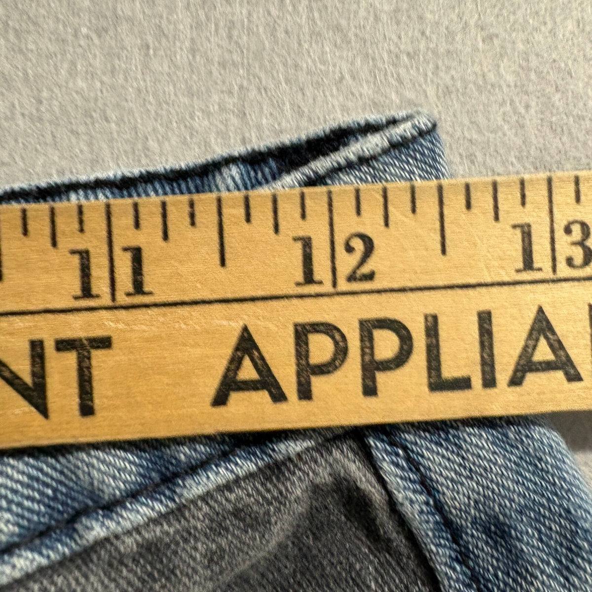 SHEIN Two Tone Jeans Womens XS Blue Black Colorblock High Rise Straight Leg