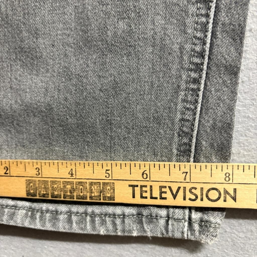 Levis 541 Athletic Taper Jeans Mens 40x32 Gray Distressed Ripped Denim