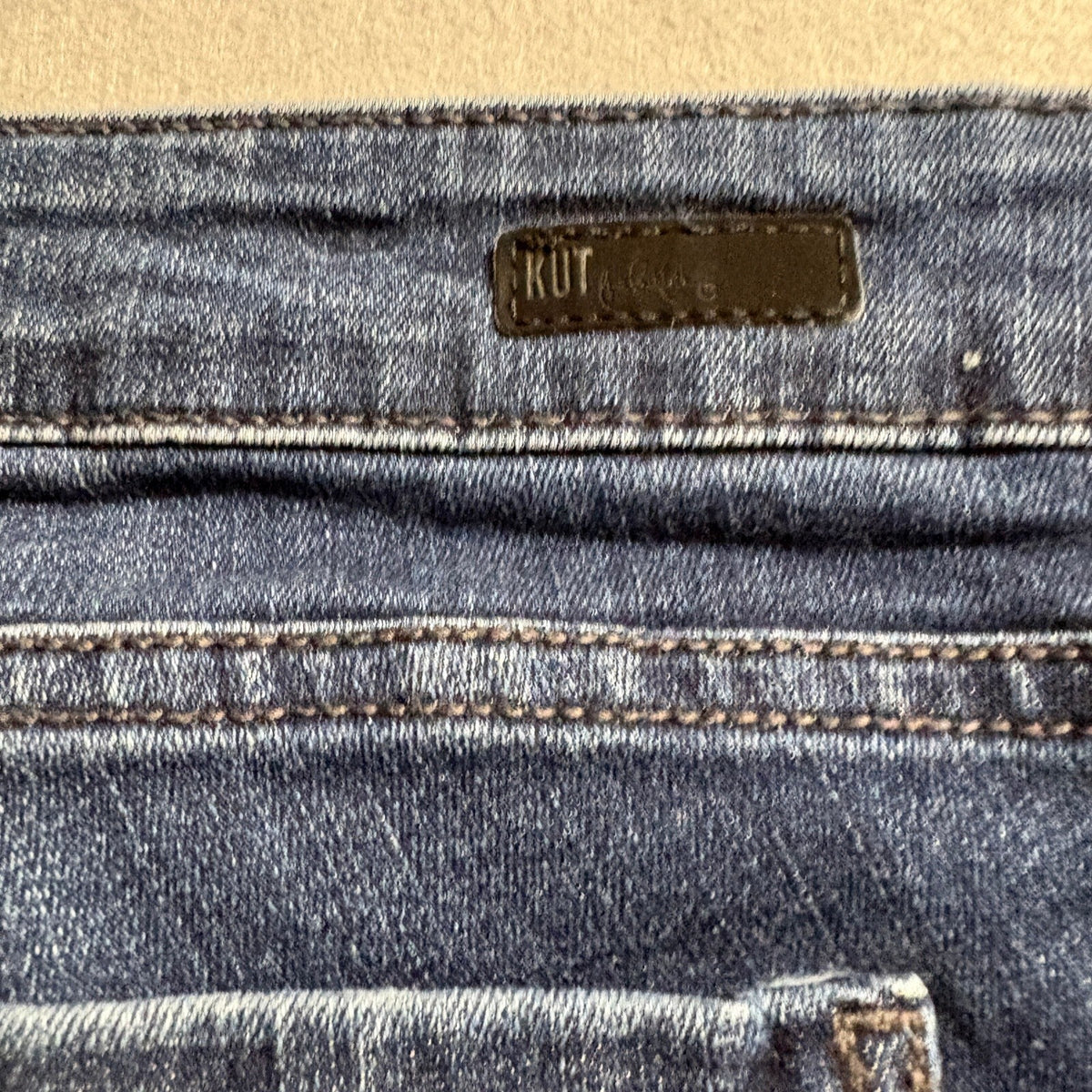 Kut from the Kloth Catherine Boyfriend Jeans Womens 14 Blue Denim Stretch