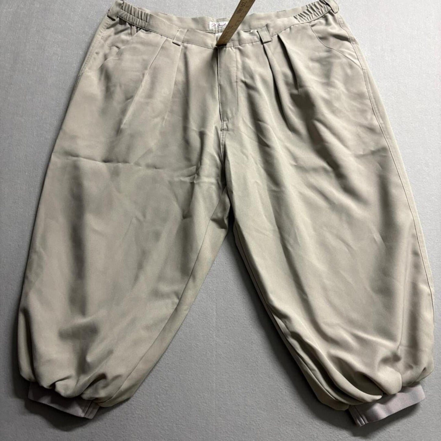 St Andrews Traditional Golfwear Knickers Mens 44 Beige Polyester Golf Pants