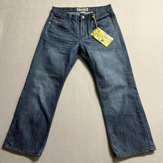 Denim & Rivets Boys Jeans Size 12H Husky Blue Denim Straight Leg NWT