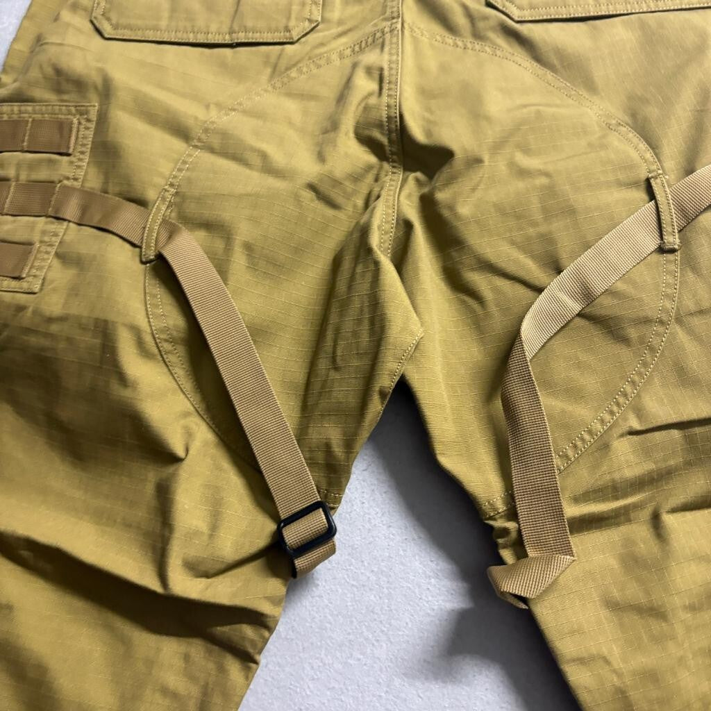 SpryTac Tactical Cargo Pants Mens 38x32 Coyote Brown Ripstop Combat Utility
