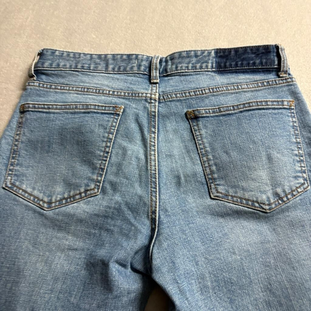 SPAO Jeans Womens 28 Light Indigo Blue Denim Stretch Straight Leg Pants