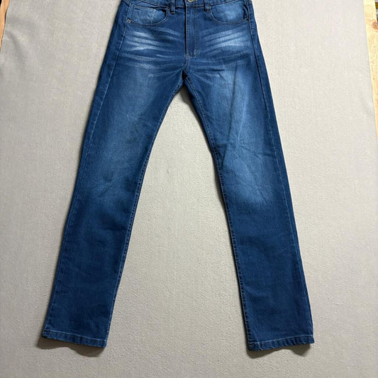 Fredis Geross Co Mens Jeans Size 34x32 Blue Denim Straight Leg Hecho En Mexico