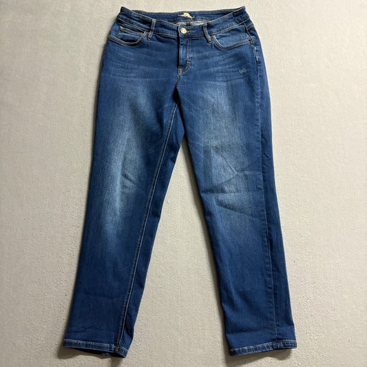 Tommy Bahama Slim Boyfriend Jeans Womens 28x29 Dark Indigo Blue Stretch Denim