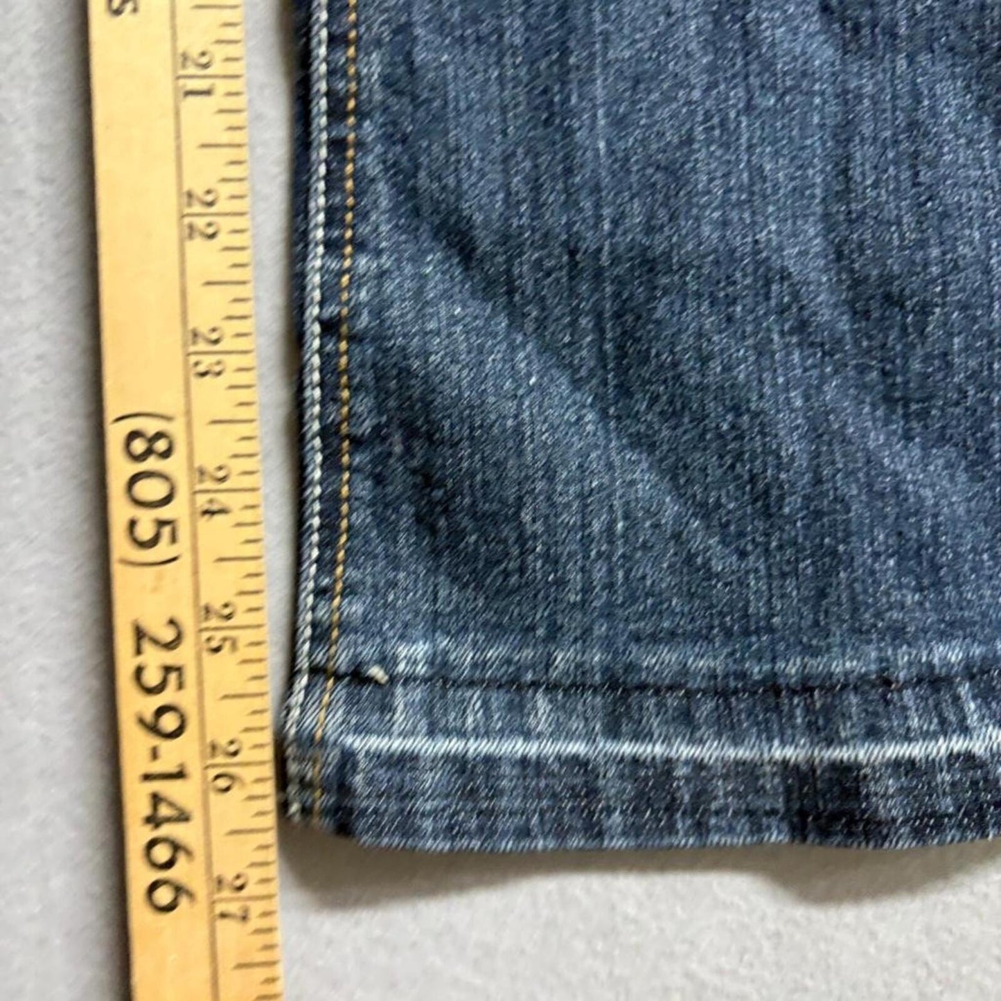 LEI Gabby Low Rise Flare Jeans Girls Size 12 Regular Embroidered Pockets Blue