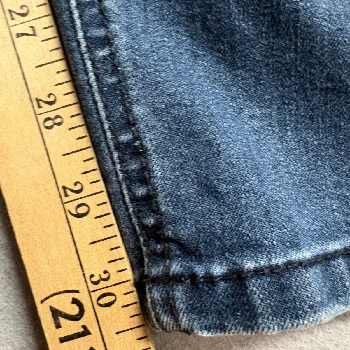 Buffalo David Bitton Axel Slim Stretch Jeans Mens 38x32 Blue Denim