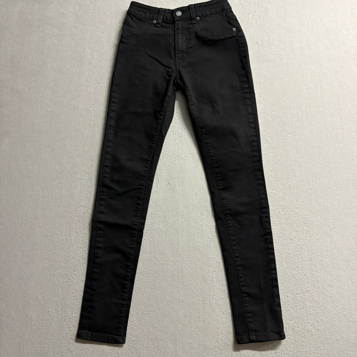 Carmar Denim Los Angeles Womens Skinny Jeans Size 24 Black Stretch Made in USA