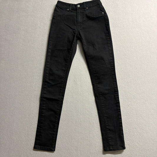 Carmar Denim Los Angeles Womens Skinny Jeans Size 24 Black Stretch Made in USA