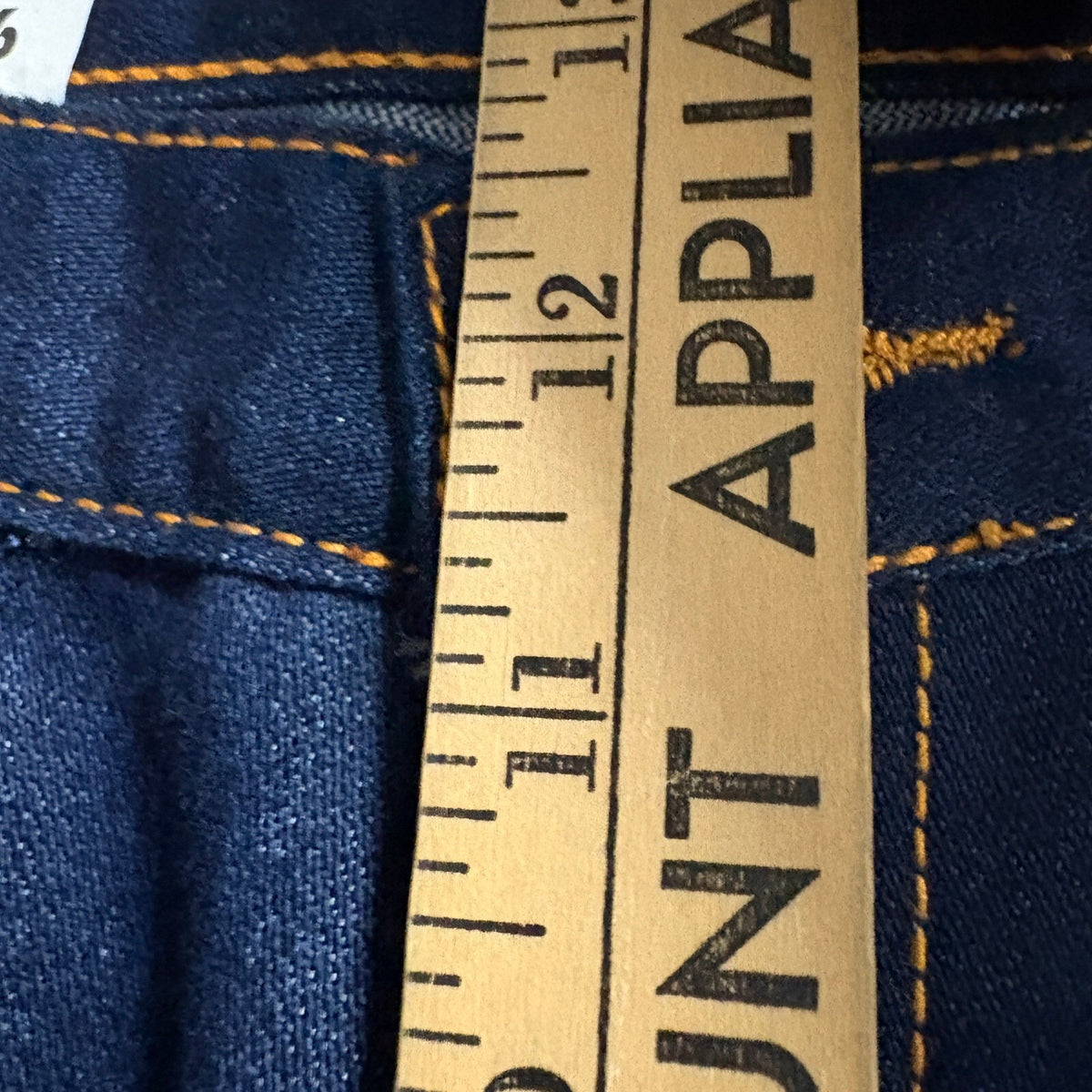 Vintage P.S. Gitano High Waist Jeans Womens 16 Long Dark Wash Power Stretch NWT