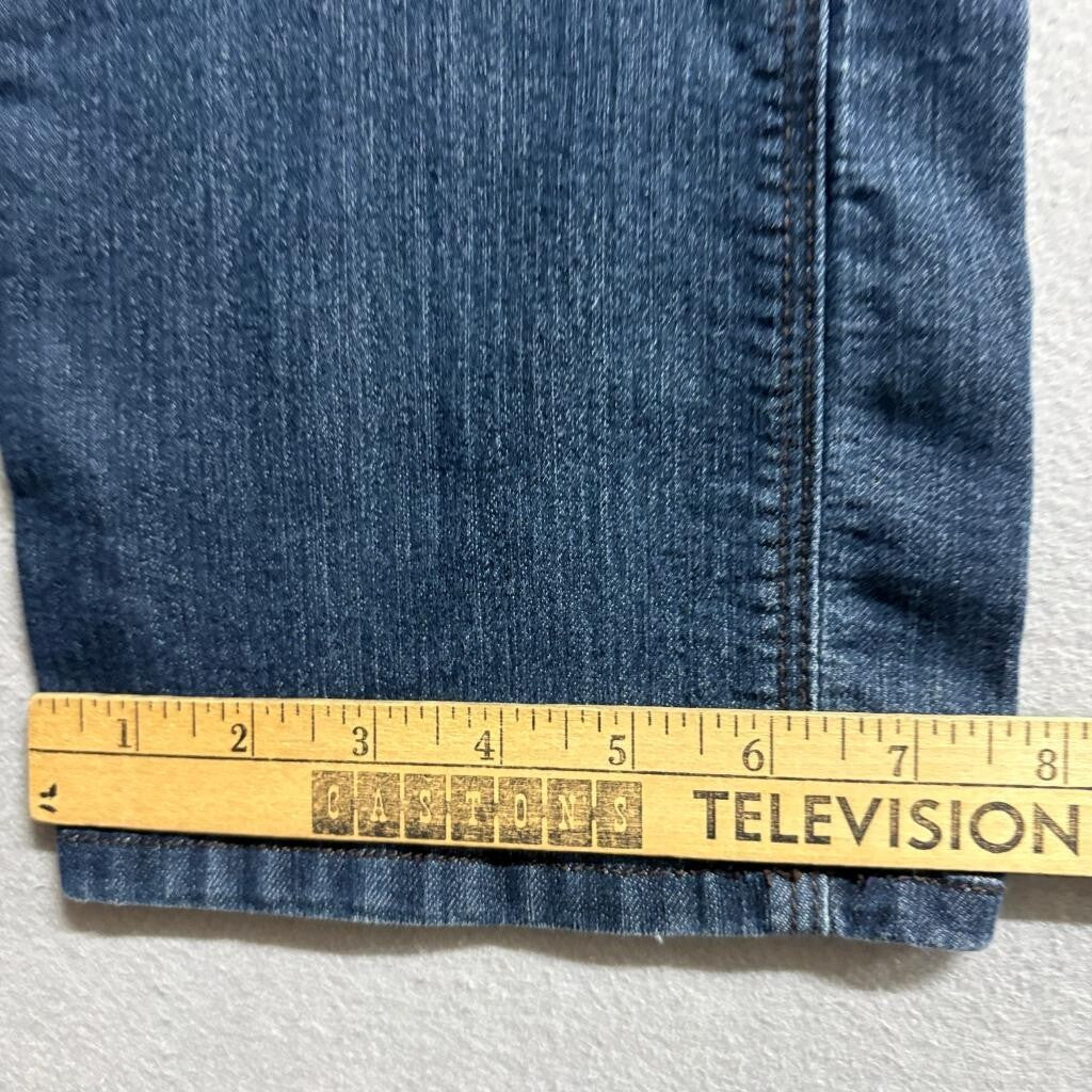 NYDJ Not Your Daughters Jeans Womens 4 Dark Wash Blue Straight Leg Denim Stretch