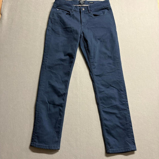 Ben Sherman Pants Mens 30x32 Slim Fit Stretch Chino Navy Blue Cotton Blend