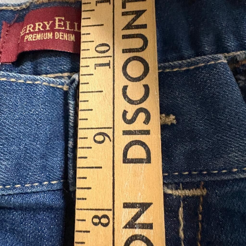 Perry Ellis Premium Denim Jeans Mens 34x30 Blue Stretch Straight Leg