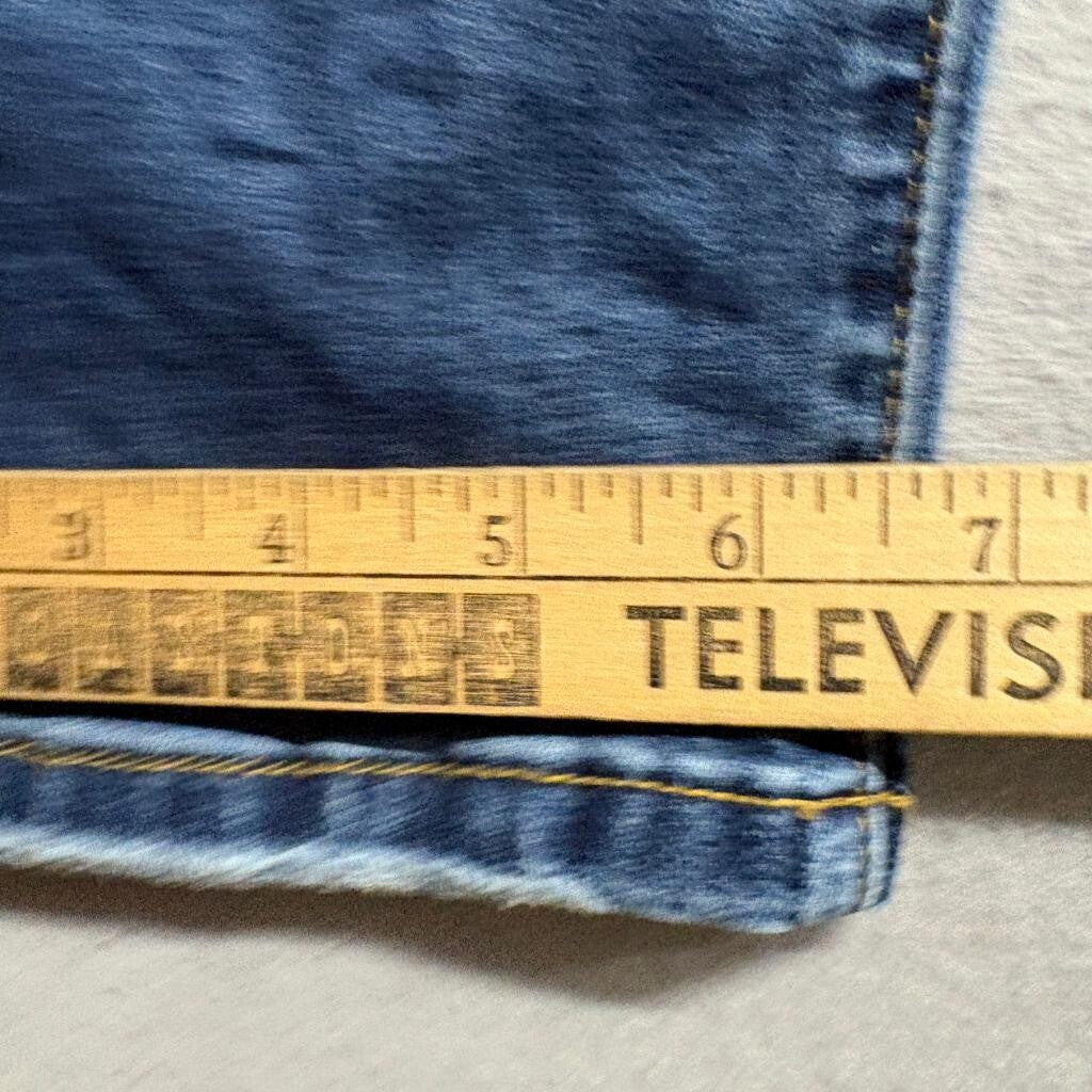 Lucky and Blessed L&B Mid Rise Boyfriend Jeans Womens Plus Size Blue Denim