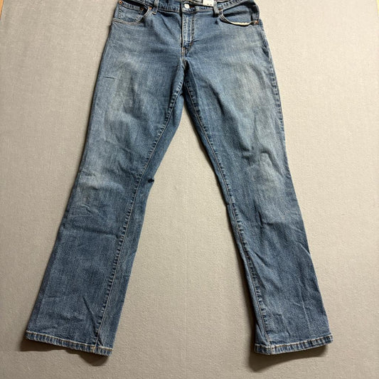 Levi's 550 Relaxed Bootcut Jeans Womens 10M Blue Denim Stretch Medium Wash