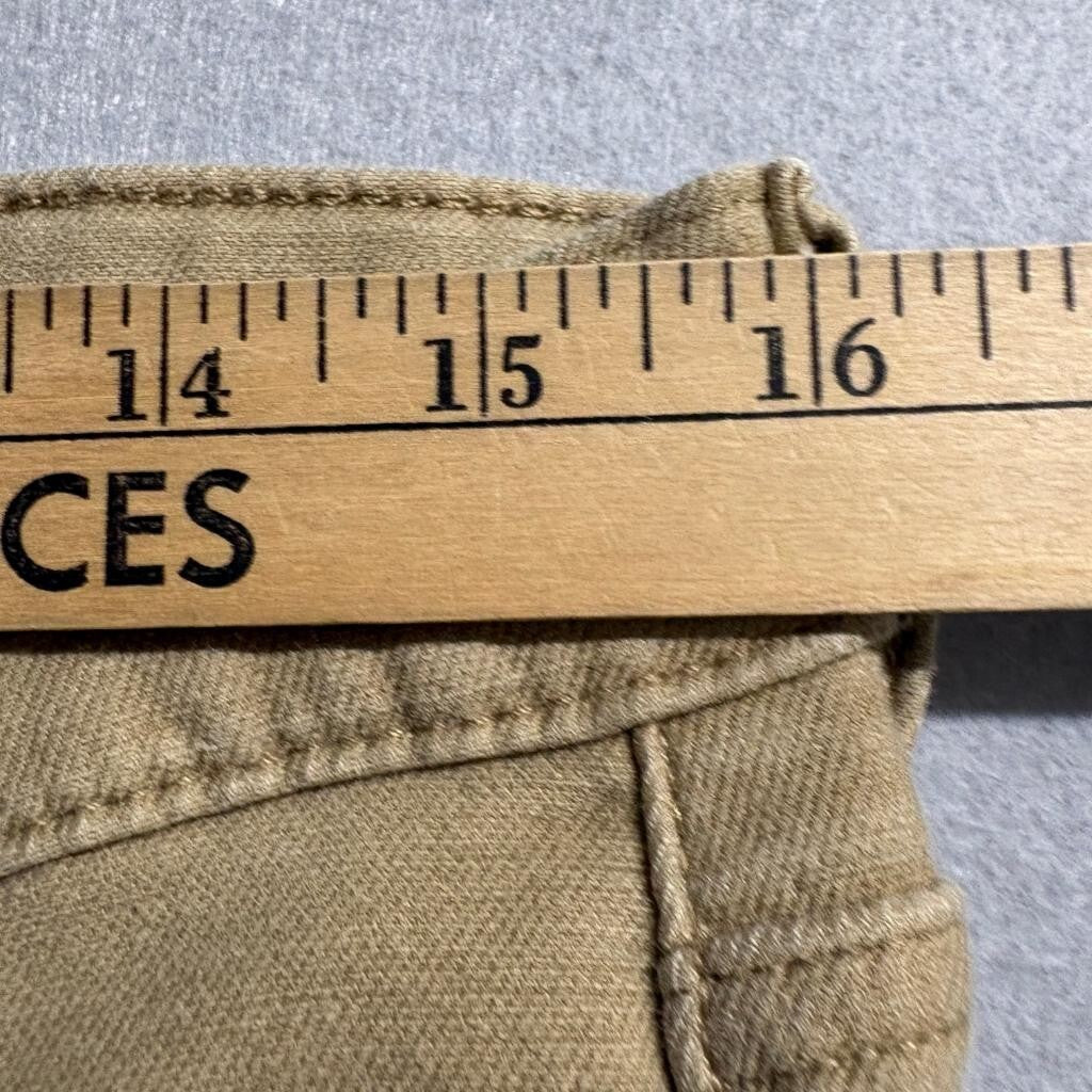 US Polo Assn Pants Mens 30x32 Tan Corduroy Stretch Slim Straight Chino Five