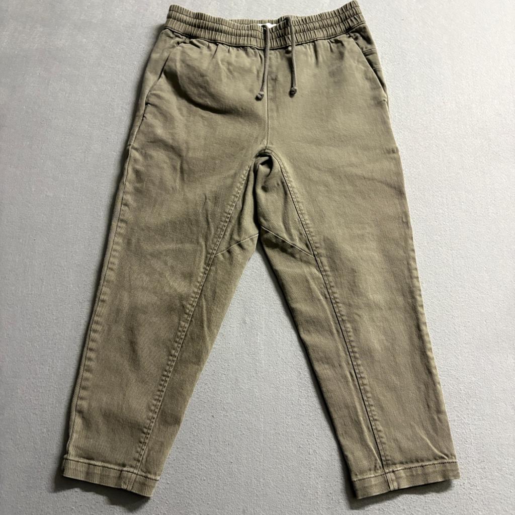 Elwood Pants Womens Small Green Cotton Blend Elastic Drawstring Waist Jogger