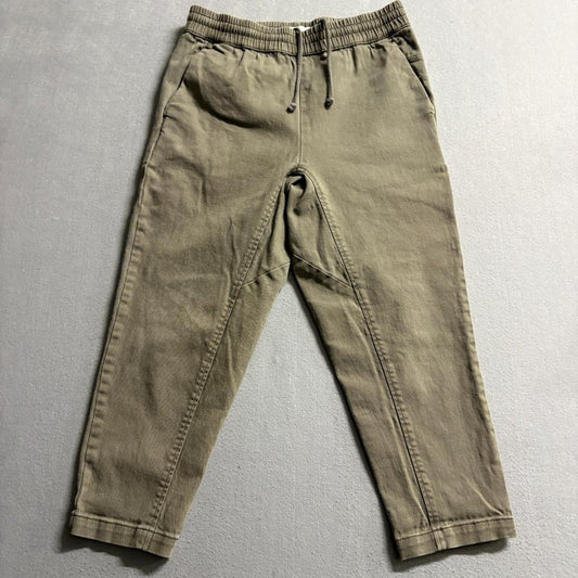 Elwood Pants Womens Small Green Cotton Blend Elastic Drawstring Waist Jogger