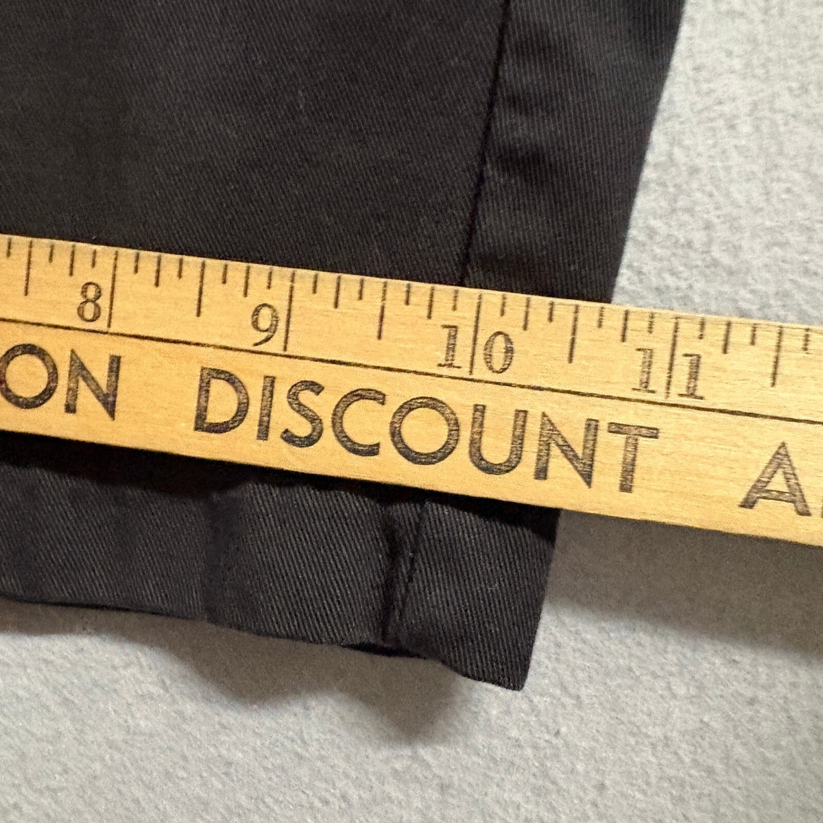 Volcom Stone Corpo Class Chino Shorts Mens 32 Black Cotton Twill Skate Casual