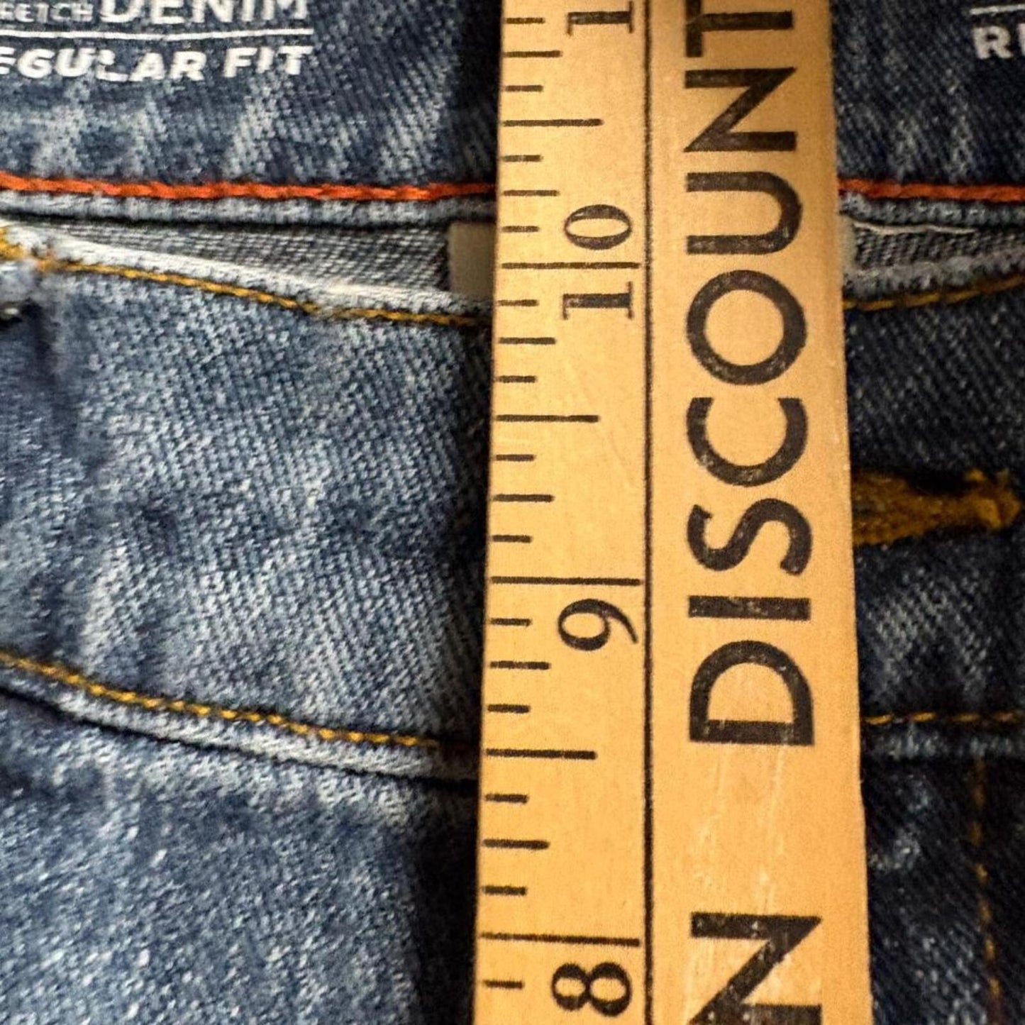 St John's Bay Regular Fit Jeans Mens 32x30 Blue Comfort Stretch Denim 32x28