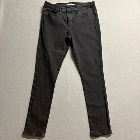 Levi's 311 Shaping Skinny Jeans Womens 31x30 Gray Denim Stretch Pants