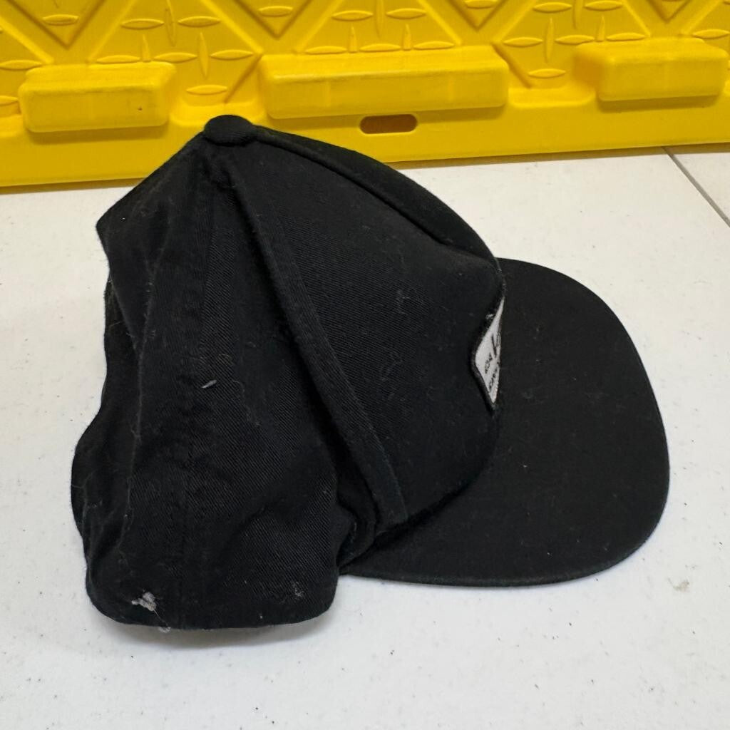 Vans Off The Wall Snapback Hat Mens Black Skateboard Patch Cap