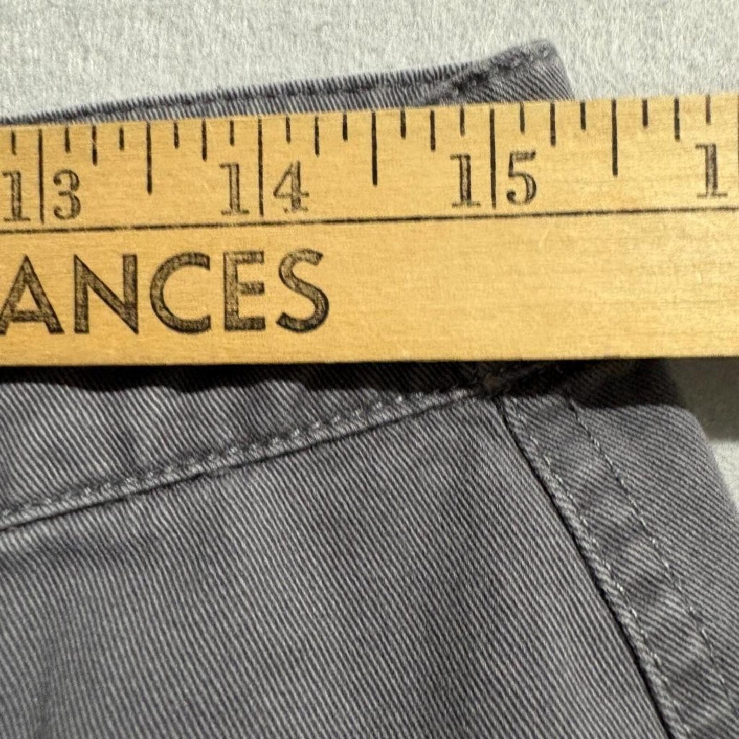 Angel Kiss Cargo Pants Womens 7/28 Gray Cotton Utility Multi Pocket Wide Leg