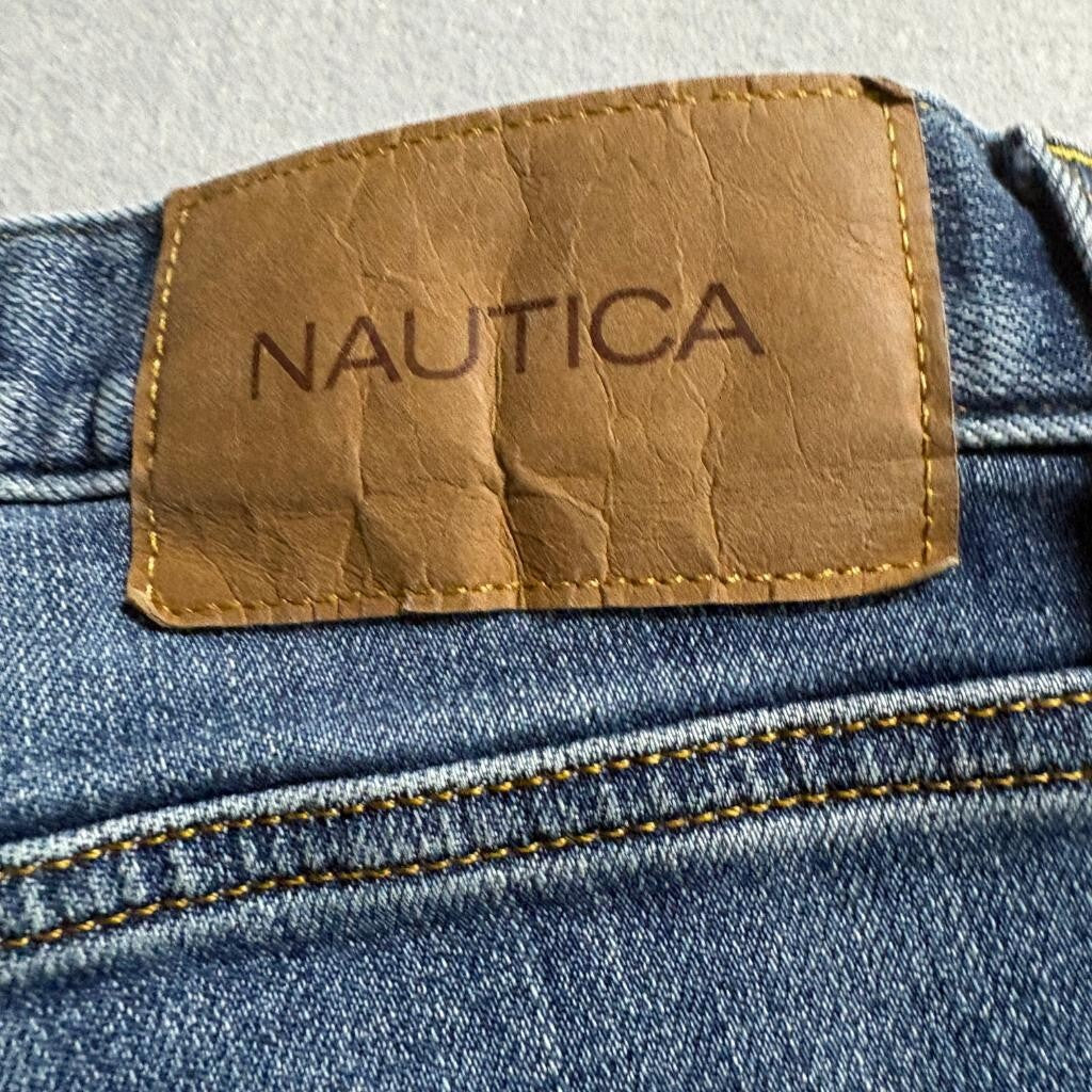 Nautica Jeans Mens 34x32 Original Relaxed Fit Blue Denim Pants