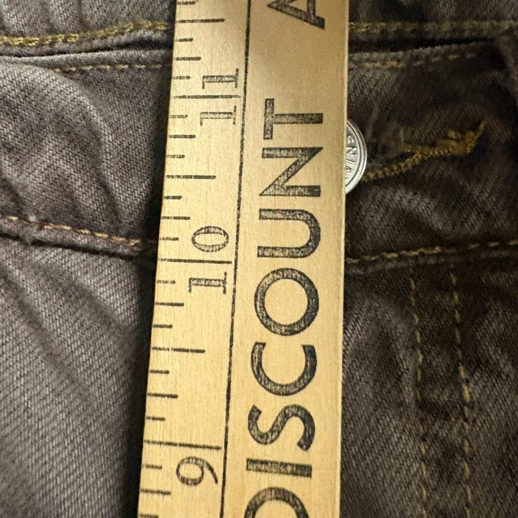 PacSun Dad Jean Brown Denim High Rise Button Fly Jeans Womens Size 25