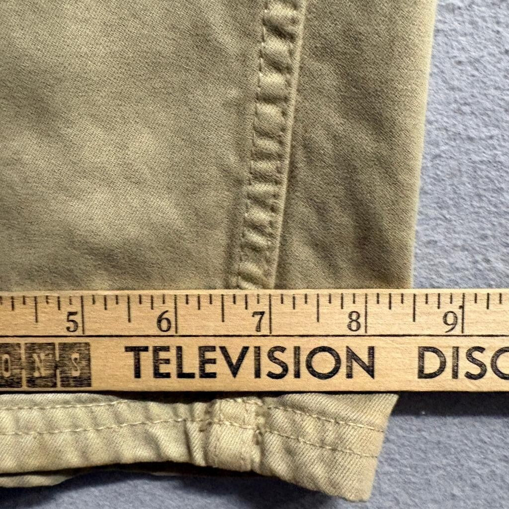 Evergreen Jeans Mens 38 Regular Khaki Brown Cotton Loose Straight Chino Pants