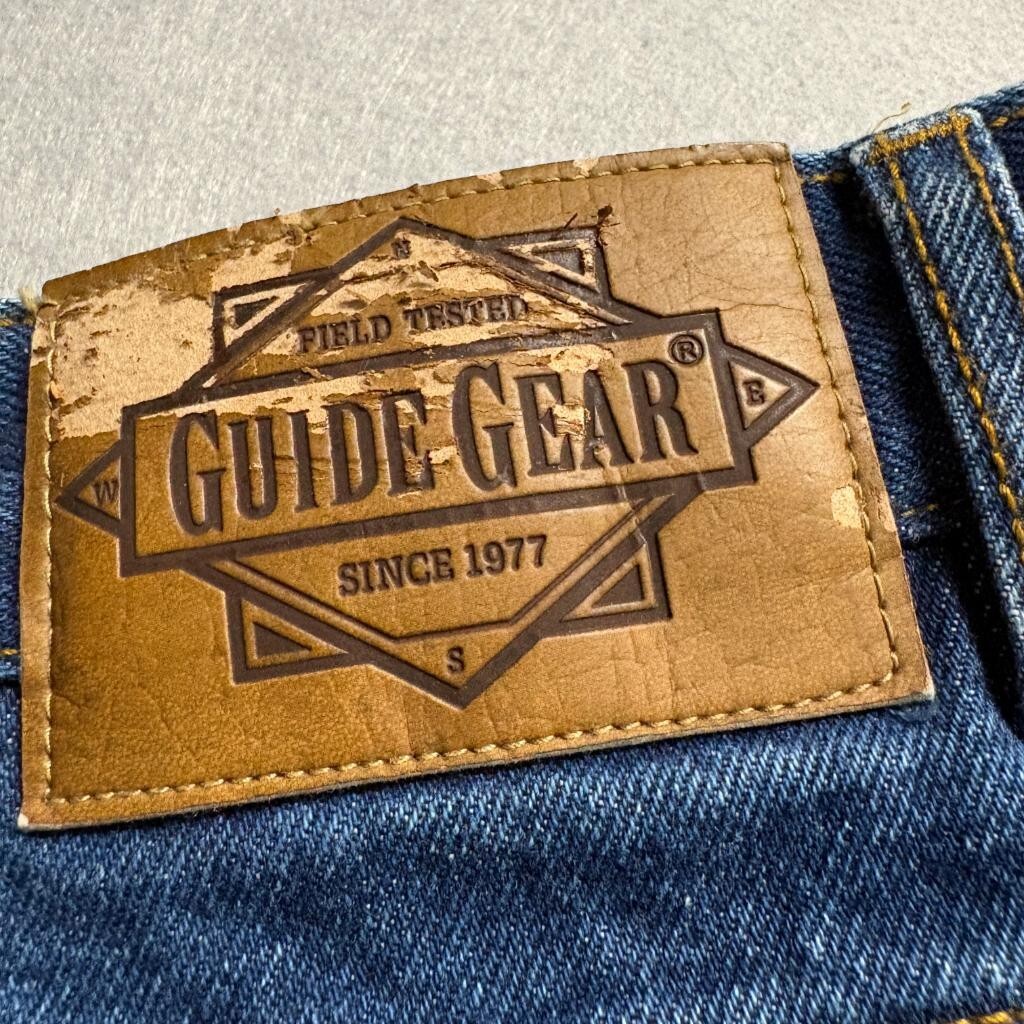 Guide Gear Thinsulate Lined Jeans Mens 38x30 Blue Denim Insulated Work Pants