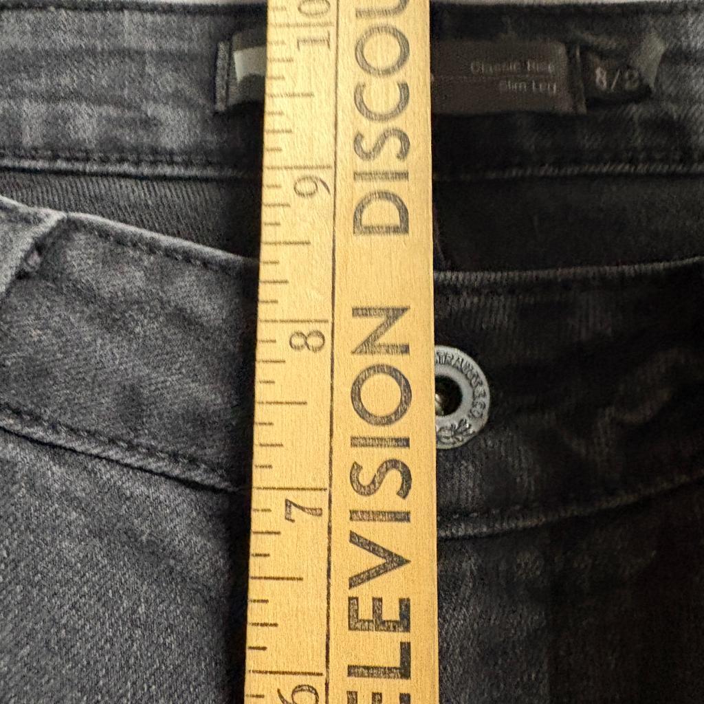 Levis Bold Curve Classic Rise Slim Leg Jeans Womens Size 8 29 Black Denim