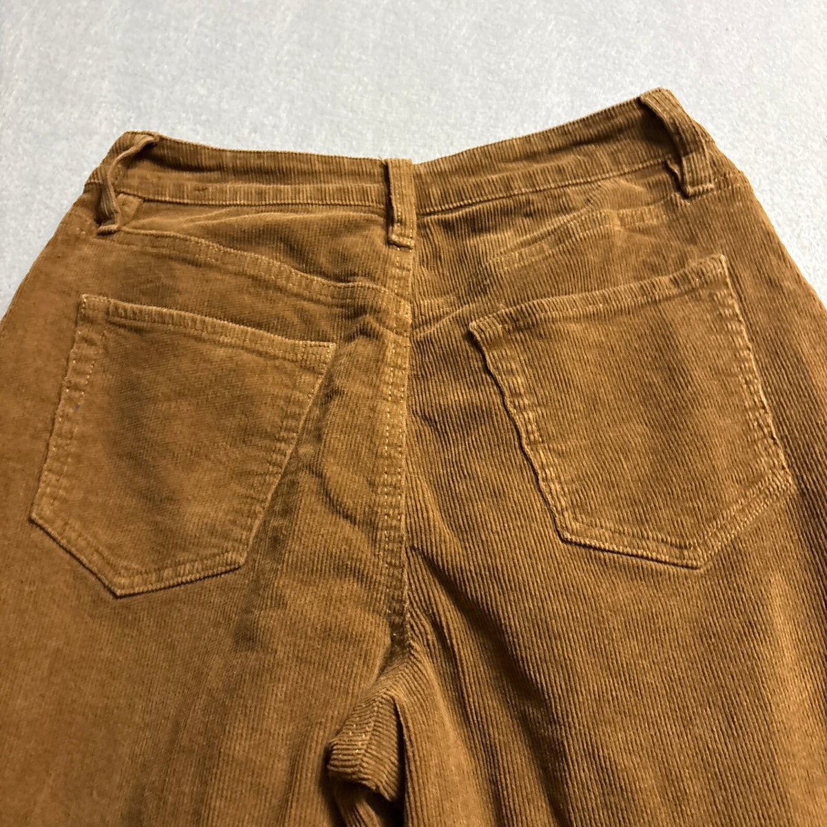 YMI Jeans Womens Size 5/27 Brown Corduroy High Rise Tapered Mom Pants Stretch