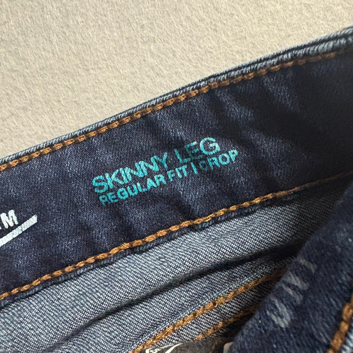 INC International Concepts Jeans Women 4 Blue Skinny Leg Crop Ankle Stretch