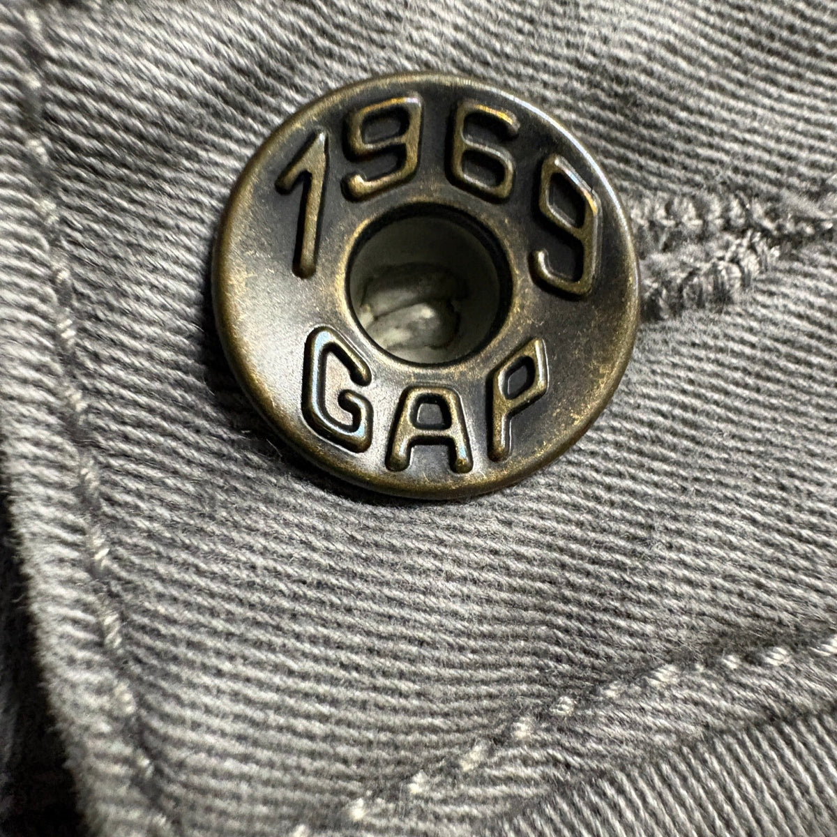 Gap Khakis Womens Cargo Pants Size 4 Regular Gray Skinny Stretch 1969 Utility