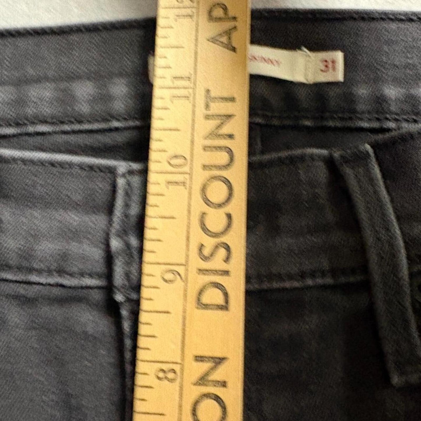 Levi's 311 Shaping Skinny Jeans Womens 31x30 Gray Denim Stretch Pants